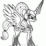Pony Celestia Coloring Pages To Download And Print For Free