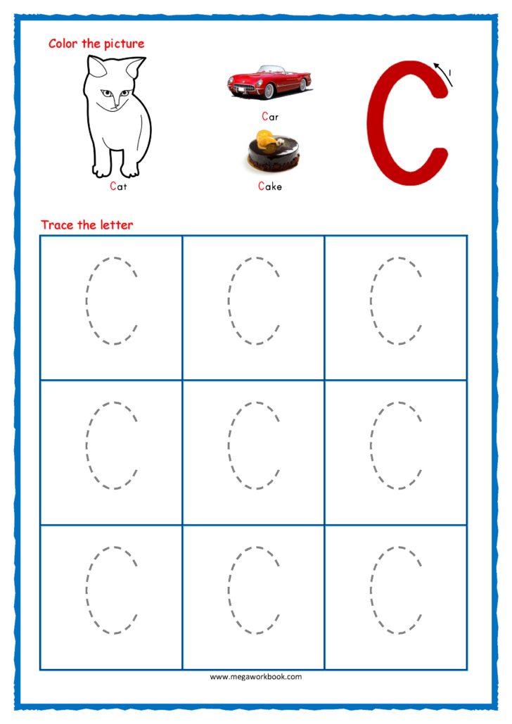 Free ABC Letter Tracing Worksheets