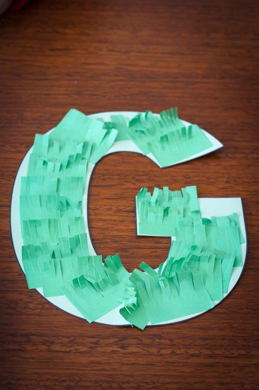 Preschool Letter G In My World