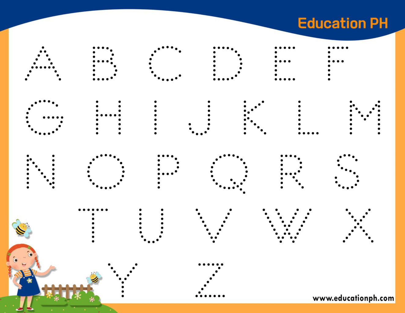 Preschool Worksheets Alphabet Tracing And Coloring Education PH