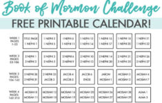 President Nelson s 2018 Book Of Mormon Challenge Reading Chart