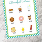 Pretend Restaurant Preschool Printables Menu Instant Etsy Play Menu