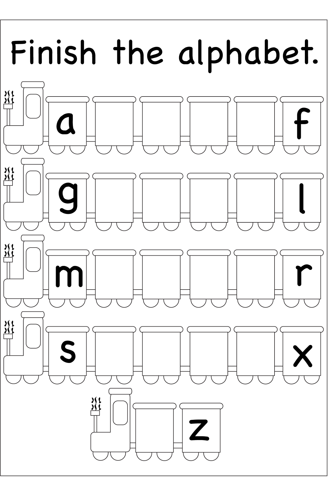 Printable ABC Worksheets Free Activity Shelter