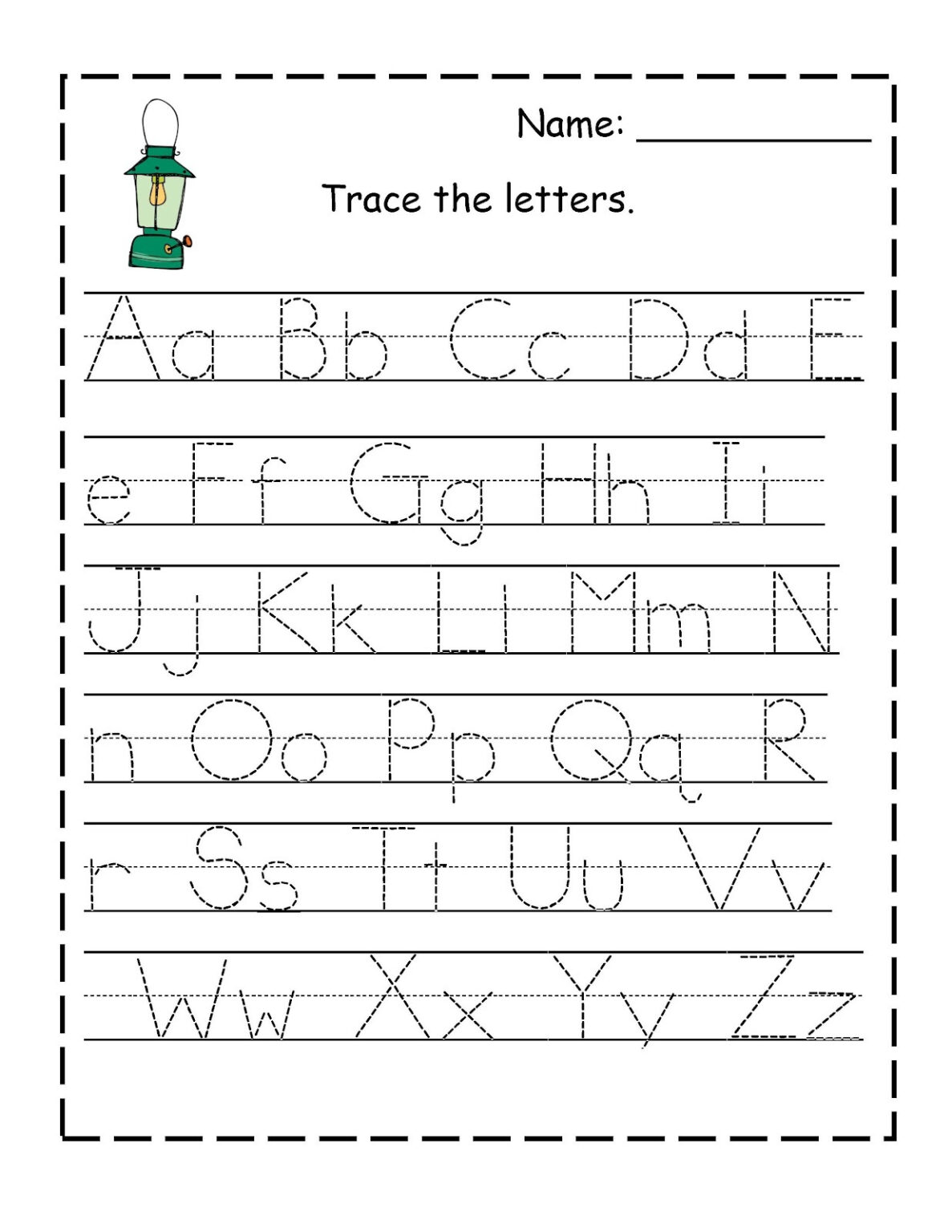 Hard Abc Worksheet Printable ABC Worksheets | ABC Tracing Worksheets