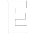 Printable Alphabet Letter E Template Alphabet Letter E Templates Are