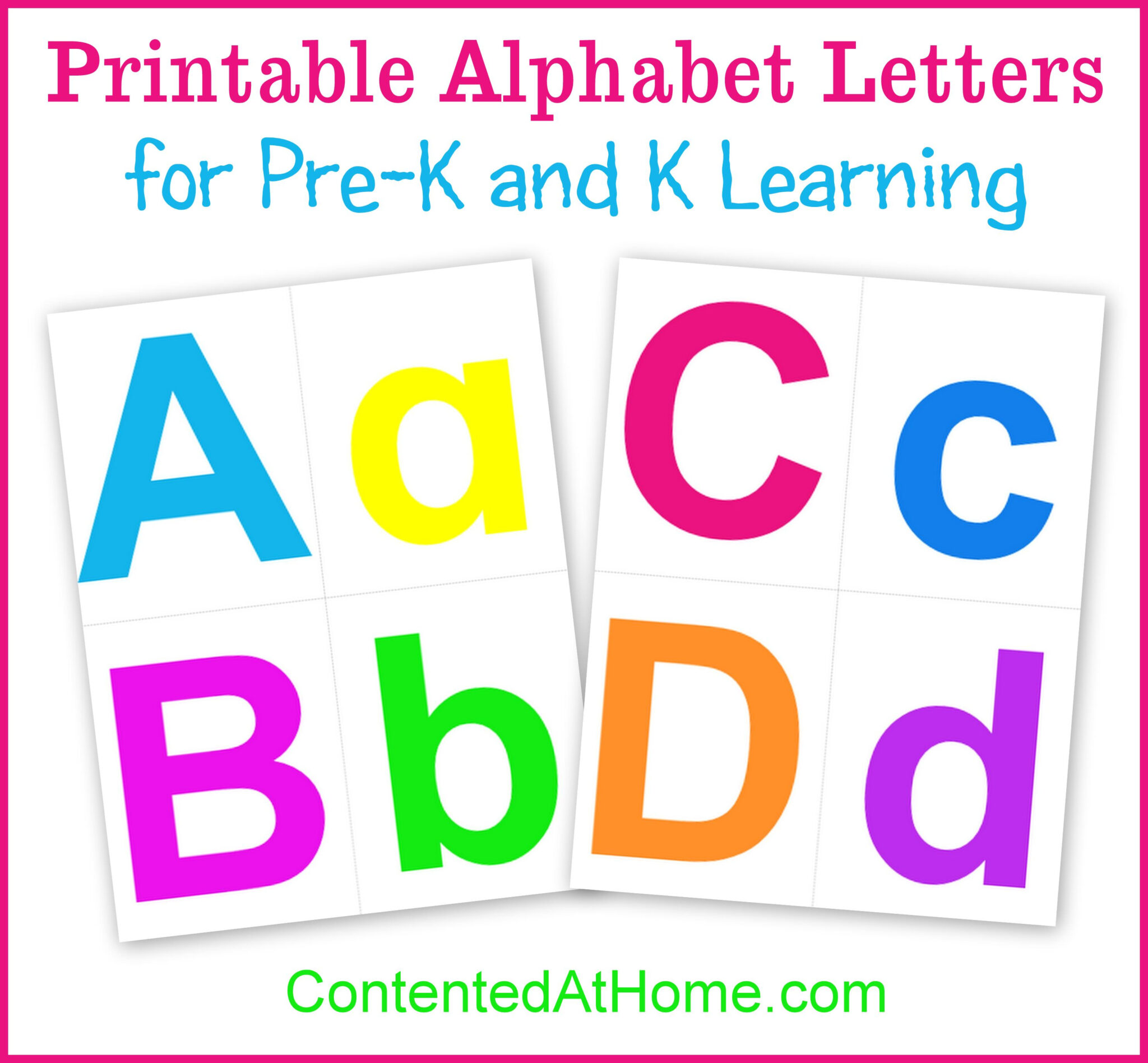 Printable Alphabet Letters | ABC Tracing Worksheets