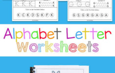 Printable Alphabet Worksheets To Turn Into A Workbook Preschool