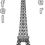 Printable Eiffel Tower Coloring Pages For Kids