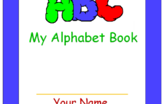 Printable My Alphabet Book Cover Alphabet Book Book Cover Page