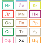 Printable Russian Alphabet Flash Cards