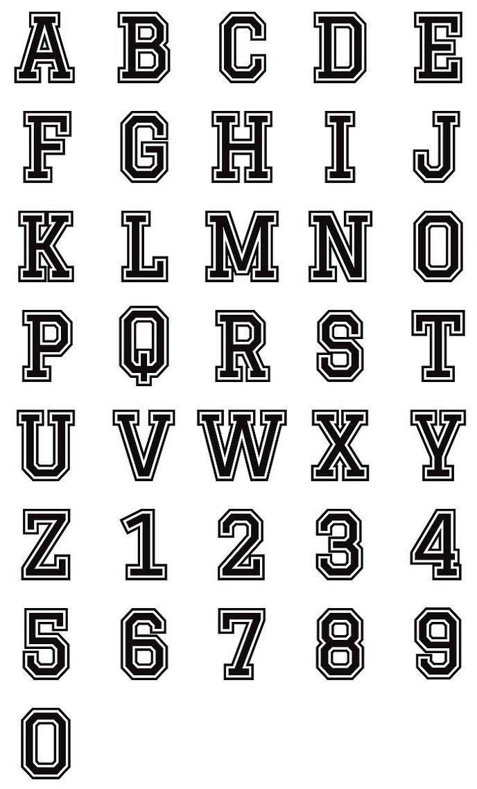 Large Block Alphabet Letters Free Printable