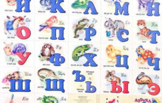 Russian Alphabet And Numbers Poster Product Sku B 104840