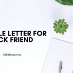 Sample Letter For Sick Friend FREE Letter Templates