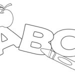 Simple ABC Coloring Page Free Printable Coloring Pages For Kids