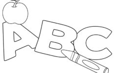 Simple ABC Coloring Page Free Printable Coloring Pages For Kids