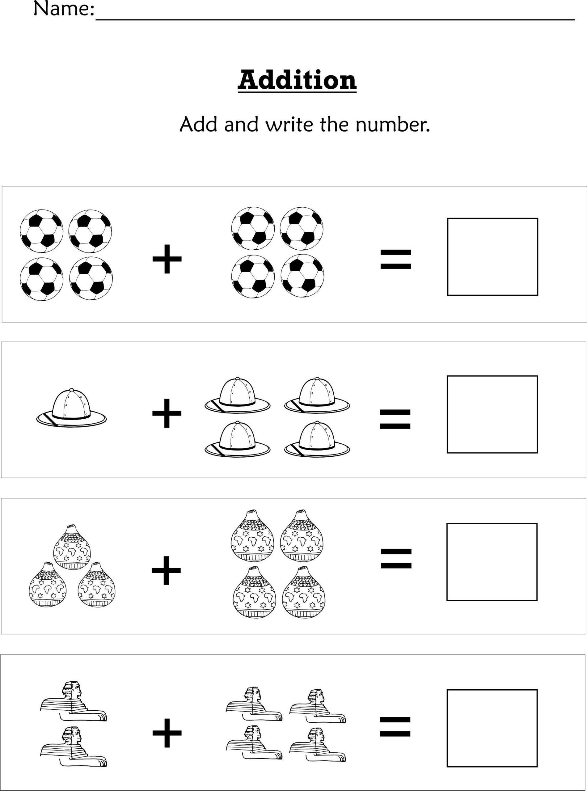 Simple Addition For preschoolers Or Early kindergartners Age 4 5 