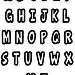 Simple Alphabet 2 Alphabet Coloring Pages For Kids To Print Color