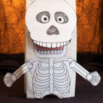 Skeleton Craft Halloween In 2020 Skeleton Craft Halloween Crafts