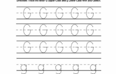 The Letter G Tracing Worksheets AlphabetWorksheetsFree