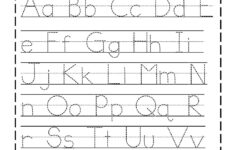 Trace Alphabet Letters For Children Activity Shelter