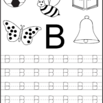 Trace Letter B Worksheets Activity Shelter