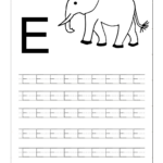 Trace Letters Worksheets Activity Shelter