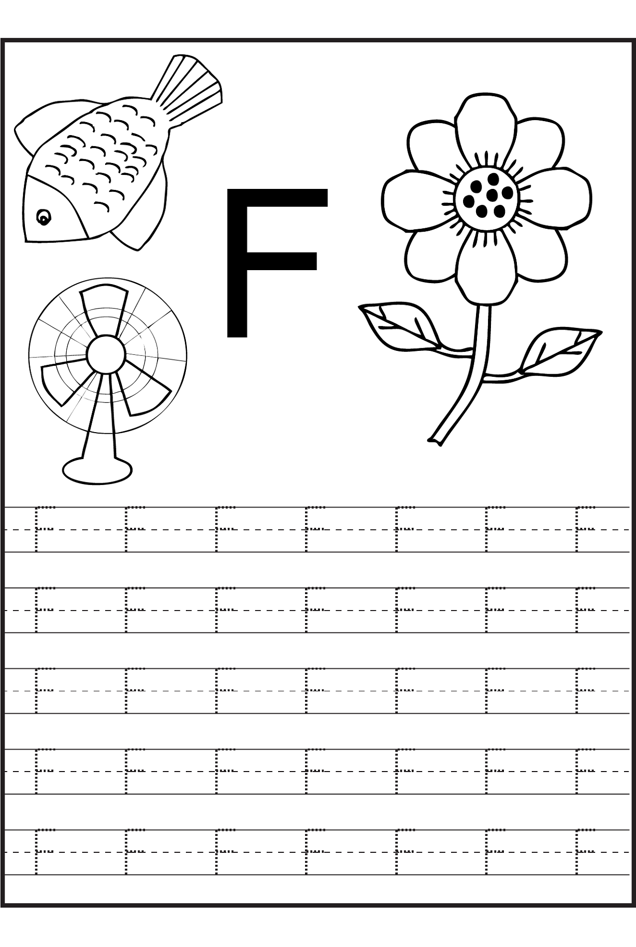 Trace The Letters Worksheets Activity Shelter