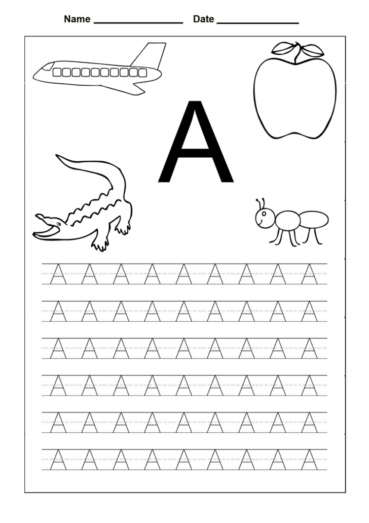 Free Printable Tracing Alphabet Letters A-Z