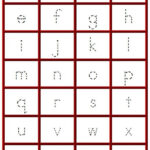 Traceable Alphabet Worksheets A Z Activity Shelter