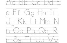 Traceable Alphabet Worksheets A Z Activity Shelter