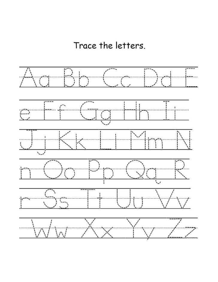Traceable Alphabet A-Z
