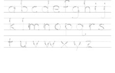 Traceable Alphabet Worksheets A Z Activity Shelter