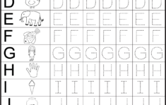 Traceable Alphabets For Children Activity Shelter