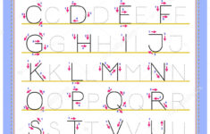 Tracing Abc Letters Study English Alphabet Worksheet Kids Education