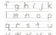 Tracing Lowercase Alphabet Letters TracingLettersWorksheets