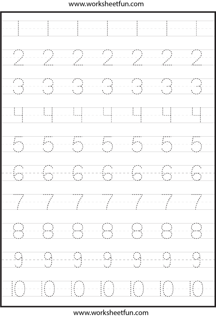 Tracing Alphabet And Numbers – ABC Tracing Worksheets