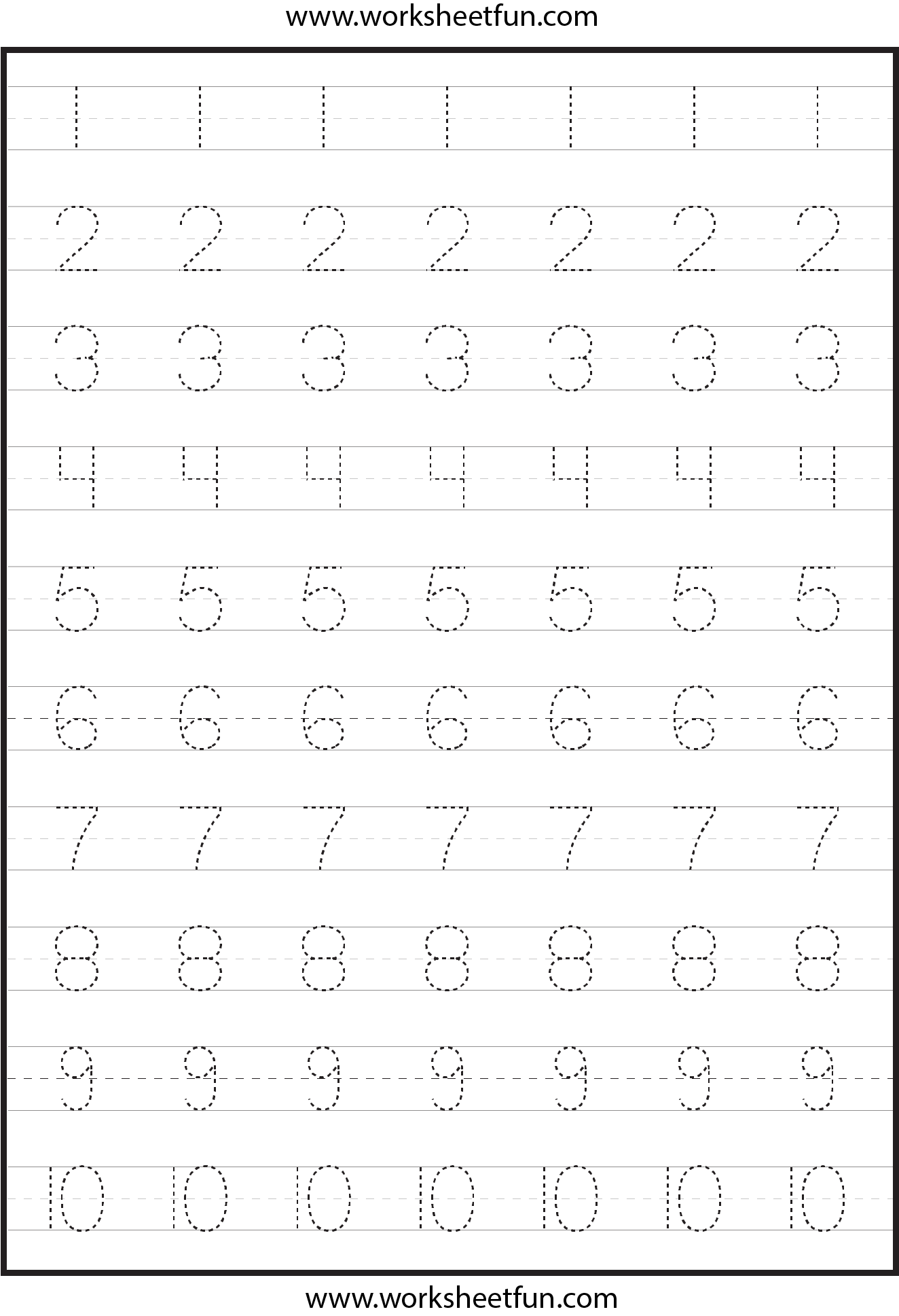 Tracing Alphabet And Numbers ABC Tracing Worksheets