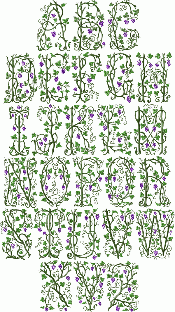 Wild Vine Monograms