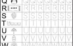 Worksheets For Kindergarten Alphabet Tracing Es ABCs Pinterest