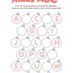 4 Page Christmas Abc Worksheet, Holiday Party Game, Christmas Inside Christmas Alphabetical Order Worksheets