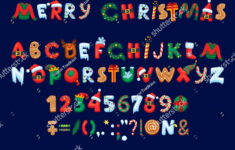 88,380 Abecedario Navideño Images, Stock Photos, 3D Objects pertaining to Cute Christmas Font Alphabet