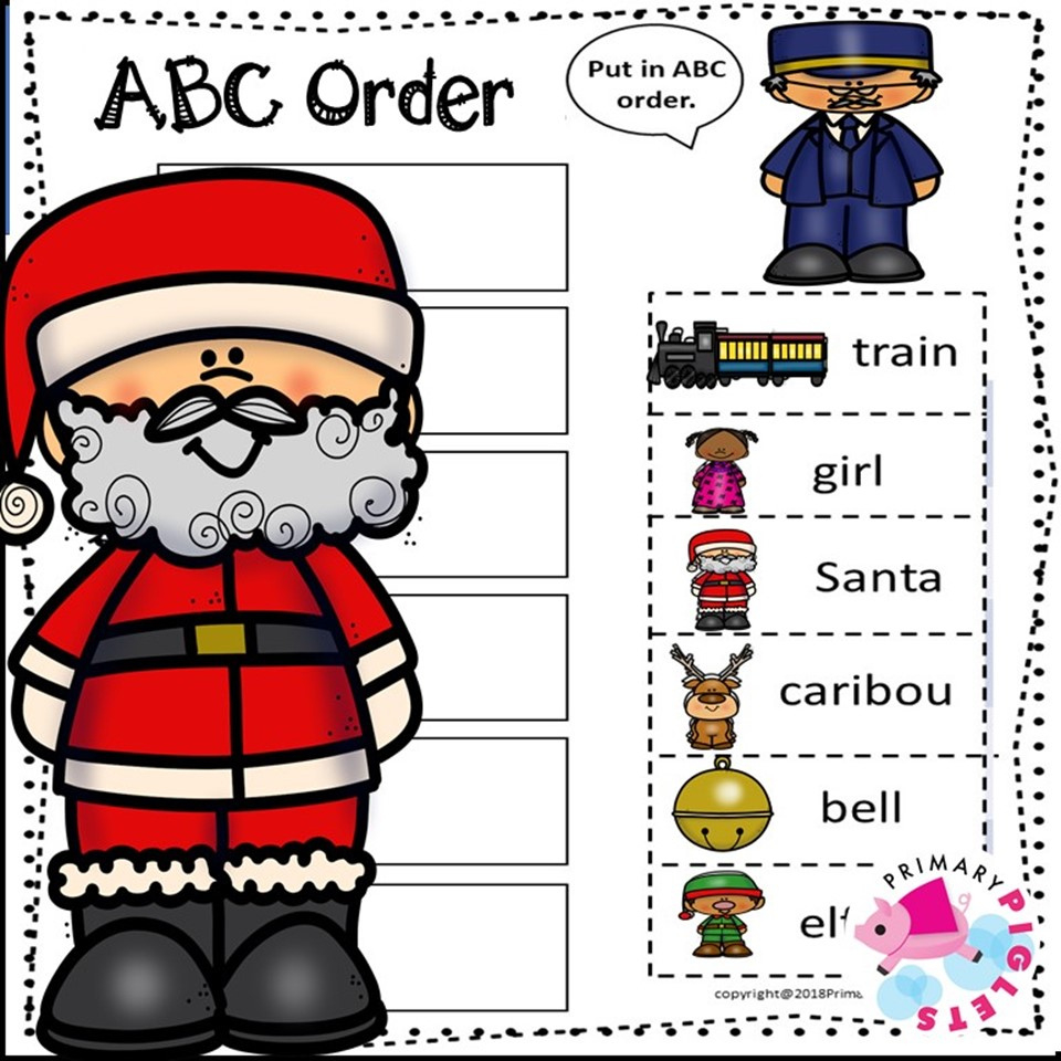 Abc Order Worksheets Christmas Alphabetical Order - Classful inside Christmas Alphabetical Order Worksheets