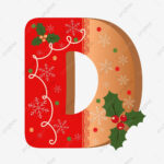 Alphabet D Vector Hd Images, Letter D Cookie Alphabet With Regarding Christmas Alphabet Letter D