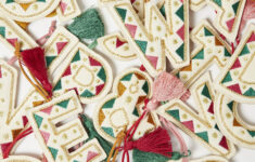 Alphabet Initial Velvet Beaded Christmas Tree Decoration | Oliver for Christmas Items Alphabet