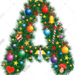 Alphabet Letter   Vector & Photo (Free Trial) | Bigstock For Christmas Alphabet Letter A