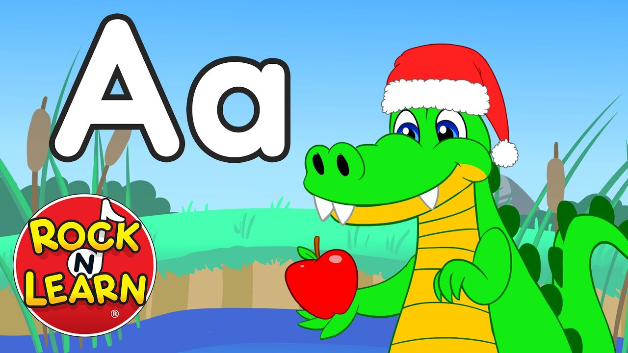 Christmas Abc Phonics Song For Kids - Alphabet Song With Two Words For Each Letter in Christmas Song Alphabet