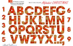 Christmas Alphabet | Christmas Abc Font throughout Christmas Alphabet Letters Png