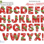 Christmas Alphabet| Christmas Alphabet Sublimation| Abc Png Regarding Christmas Alphabet Letters Png