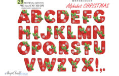 Christmas Alphabet| Christmas Alphabet Sublimation| Abc Png regarding Christmas Alphabet Letters Png