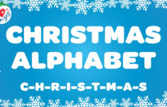 Christmas Alphabet Christmas Karaoke 🎅🎤 Instrumental Christmas Song With  Lyrics 🎄 throughout The Christmas Alphabet Song Lyrics